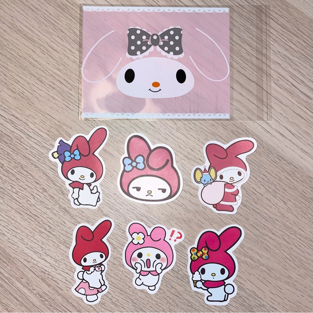 My Melody stickers * 6